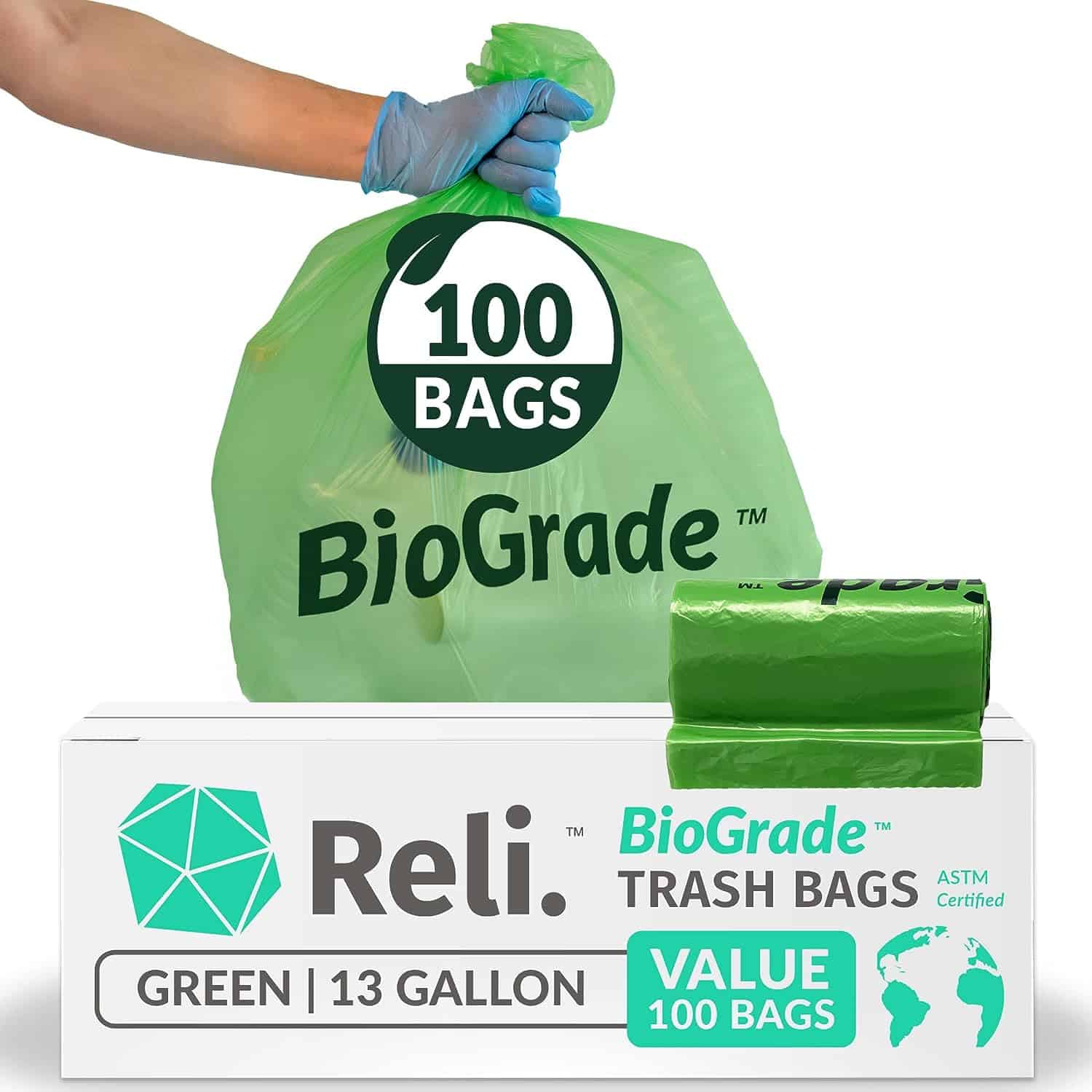 Reli. Biodegradable 13 Gallon Trash Bags Review