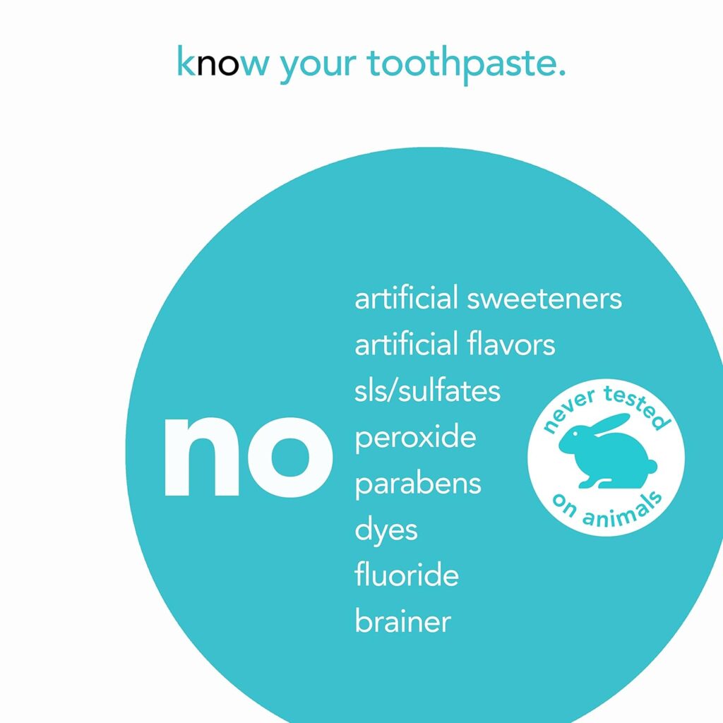 hello Antiplaque Teeth Whitening Eco Friendly Travel Toothpaste Tablets, Natural Peppermint Flavor, Fluoride Free, TSA Compliant, Vegan, SLS Free, Plastic-Free, 60 Tablets