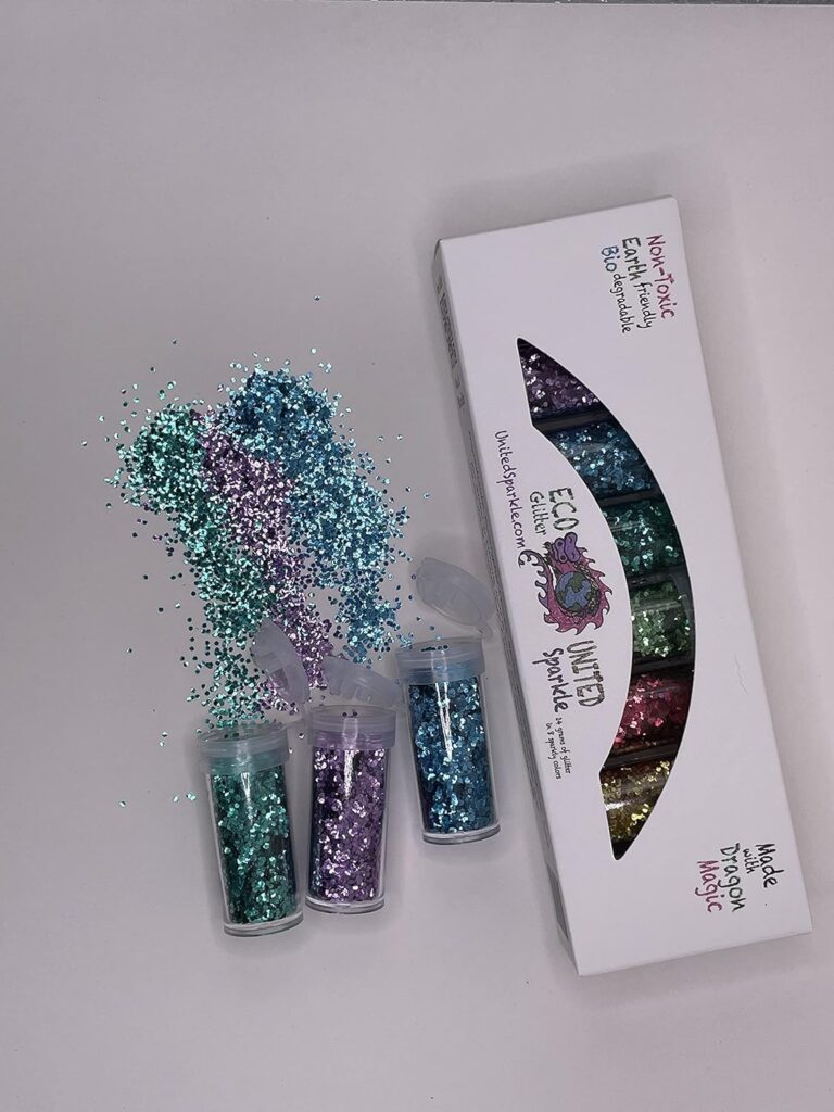 Unicorn Sparkle Association Chunky Biodegradable Eco Glitter for Crafts, Art, Makeup--Great for Kids and Fair Trade Too!